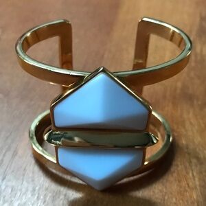 Vince Camuto Bangle Bracelet Gold-tone/White